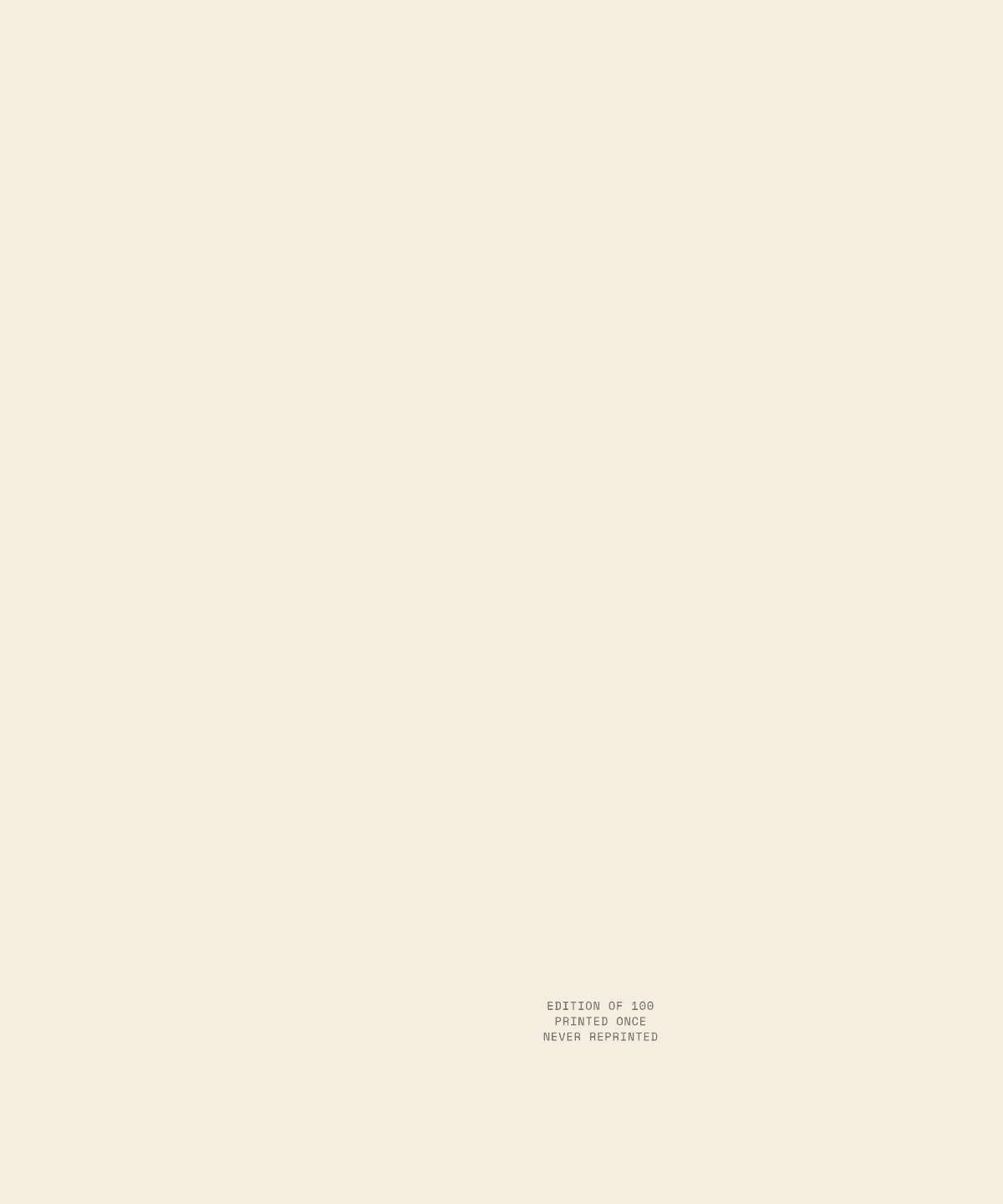 R6 · Colophon — audited plate preview: the declared rule, micro